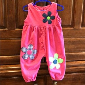 Girls Funtasia! too Romper Pink Flower Power! 18M